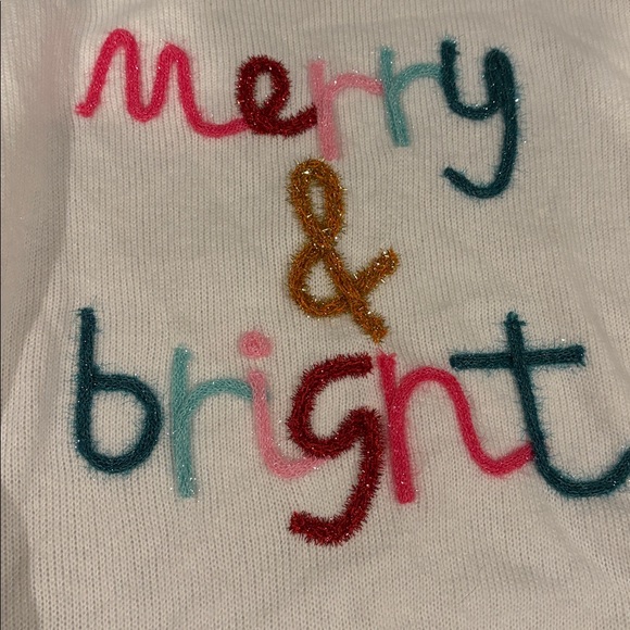 White Merry & Bright Sweater - Picture 2 of 4